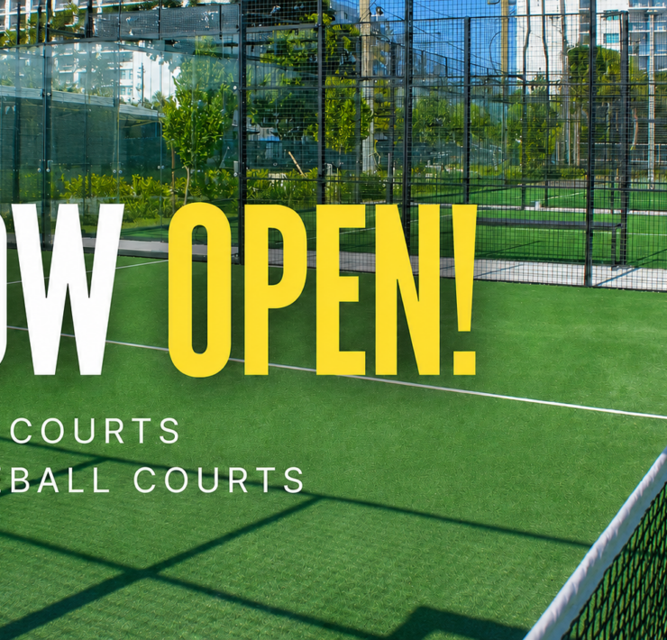 New soccer fields at the Brent W. Latham Community Center in North Bay Village, now open for resident use.