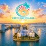 North Bay Village waterfront with the Village logo highlighting the Workforce Housing Program and housing assistance for residents.